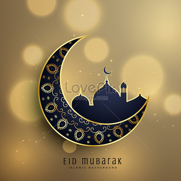 Eid mubarak background creative image_picture free download  