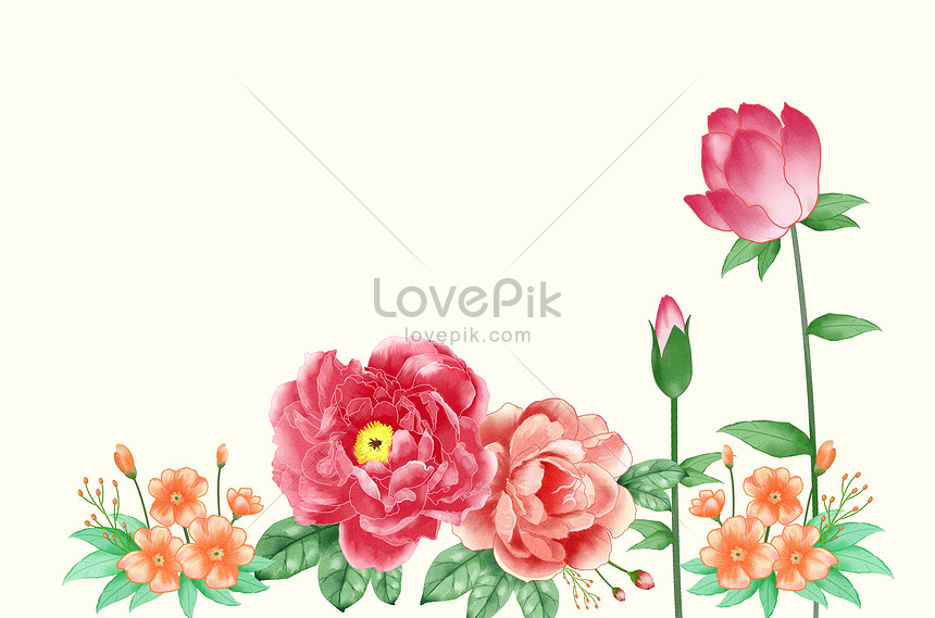 牡丹の花のイラストイメージ 図 Id Prf画像フォーマットpsd Jp Lovepik Com