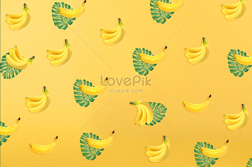 バナナ黄色の果実の壁紙イメージ クリエイティブ Id 400215500 Prf画像