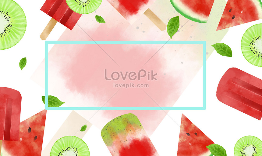 Summer refreshing background illustrations illustration 