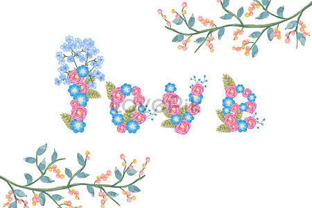 Flower Letter Images, HD Pictures For Free Vectors & PSD Download -  