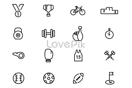 Sports competitive icons graphics image_picture free download