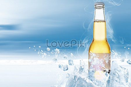 Fresh and cool ice cup background creative image_picture free download  400225916_
