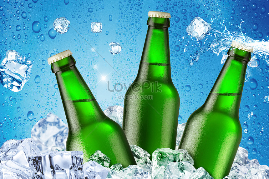 Fondo De Cerveza De Hielo Creativo | HD Creativo antecedentes imagen  descargar - Lovepik