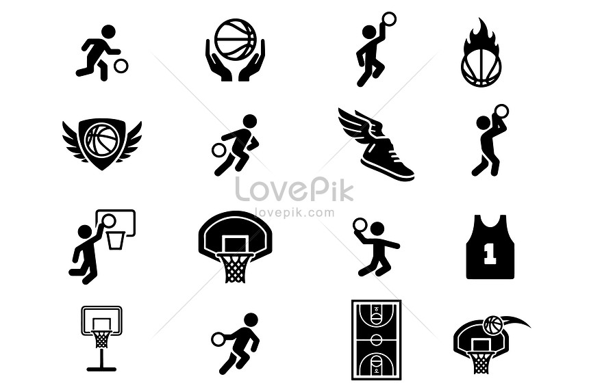 Ícones de basquetebol em SVG, PNG, AI para baixar.