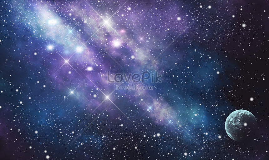 Aesthetic background of star and moon illustration image_picture free  download 