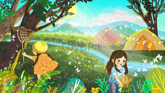 Summer Camp Background Images, 19000+ Free Banner Background Photos  Download - Lovepik