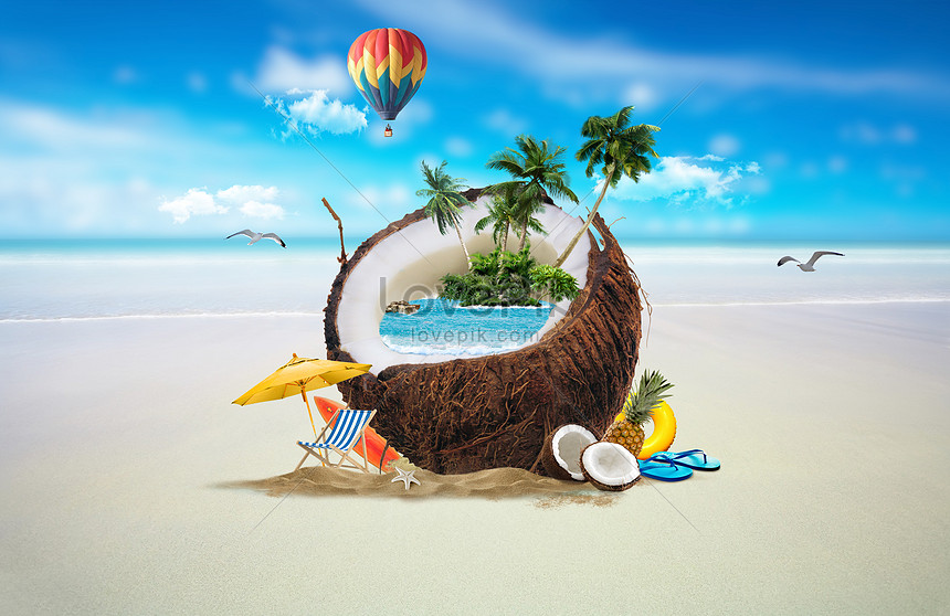 Creative background of holiday tourism creative image_picture free download  