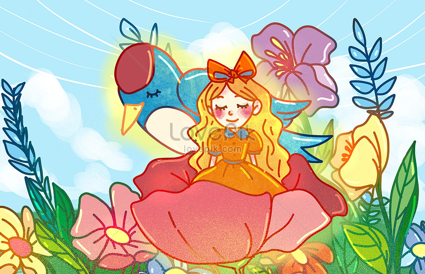 Thumbelina illustration image_picture free download 