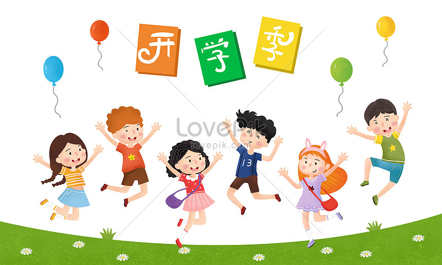 Kids In Cartoon Season Illustration Image Picture Free Download 400410022 Lovepik Com
