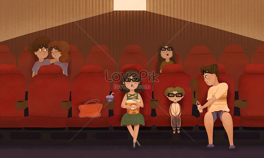 Watch movie illustration image_picture free download 
