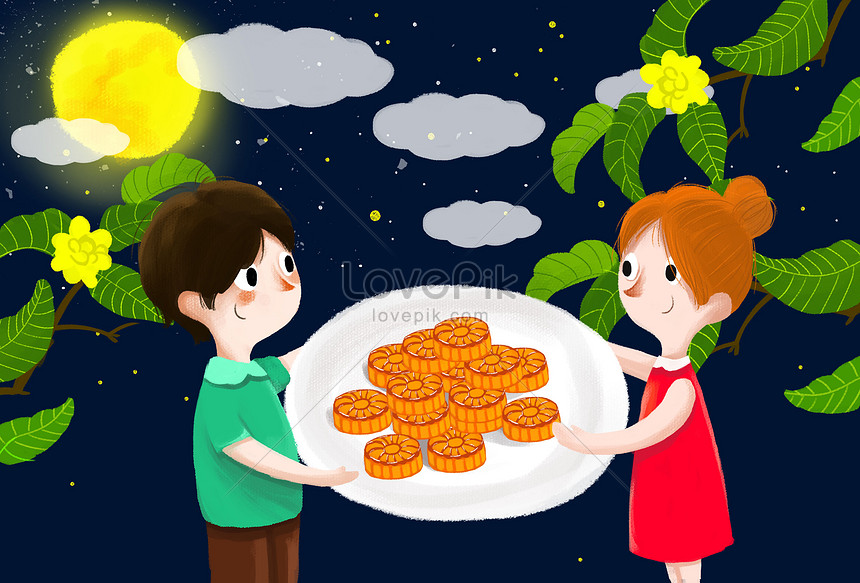 Mid-autumn festival illustration image_picture free download 400468177 ...