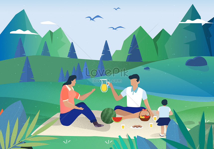 観光キャンプのイラストイメージ 図 Id Prf画像フォーマットai Jp Lovepik Com