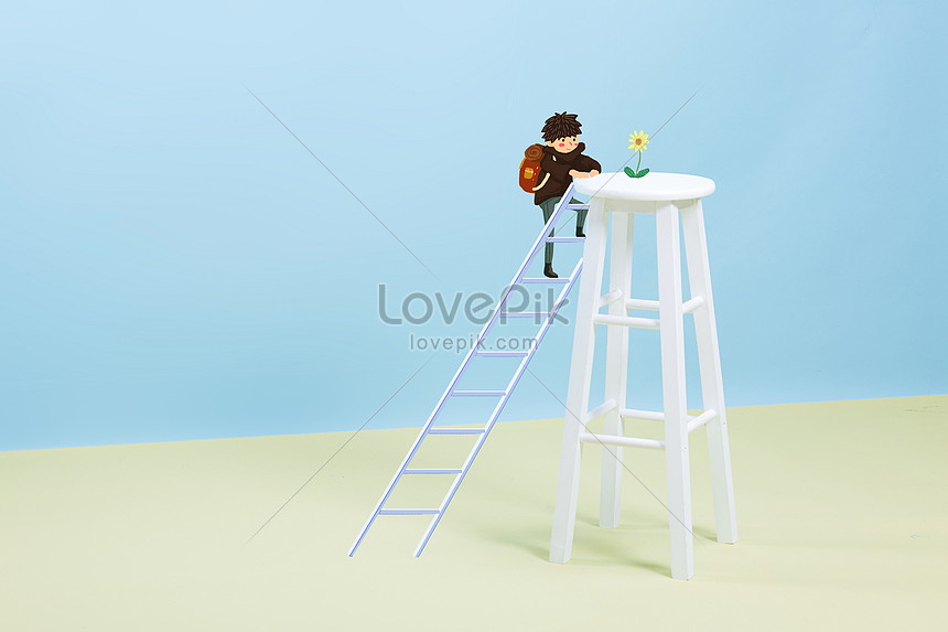 はしごを登る少年イメージ 図 Id Prf画像フォーマットpsd Jp Lovepik Com