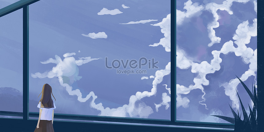 窓の外の風景イラストイメージ 図 Id Prf画像フォーマットpsd Jp Lovepik Com