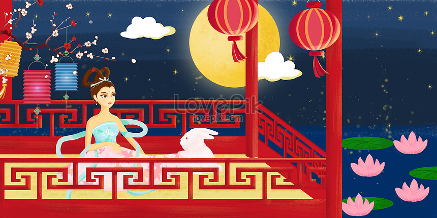 Mid autumn festival illustration illustration image_picture free ...