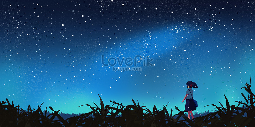 星空銀河イラストレーションイメージ 図 Id Prf画像フォーマットpsd Jp Lovepik Com