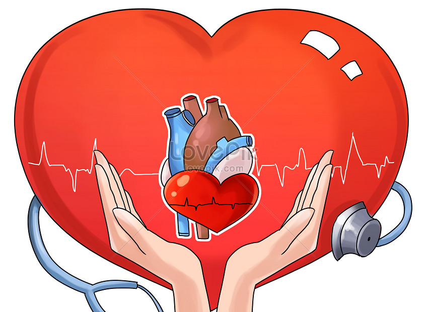 Gambar Orang Sakit Jantung Kartun