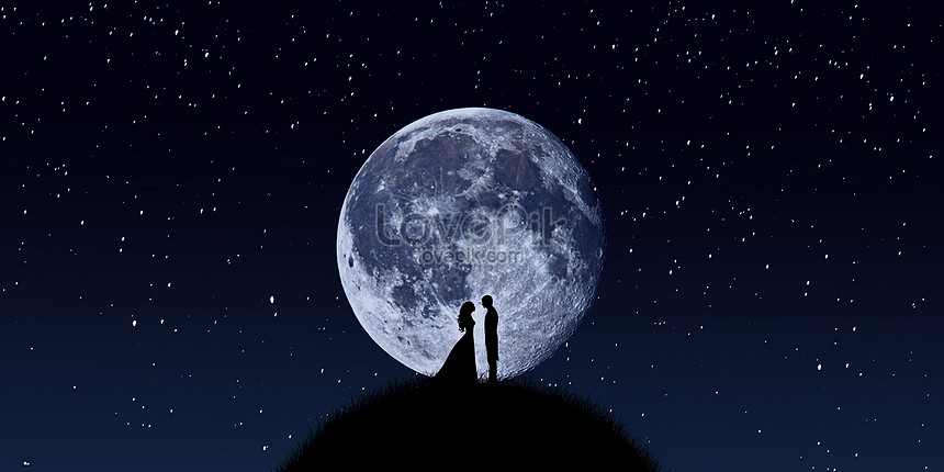 Wedding under the starry sky creative image_picture free download ...