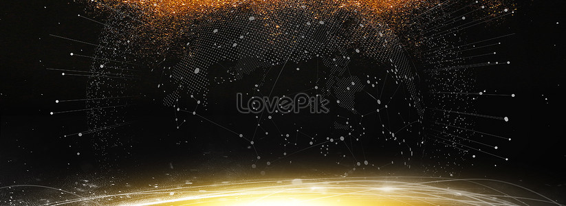 High quality black gold poster background creative image_picture free ...