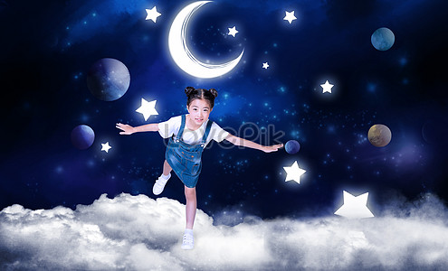 Dream of children creative image_picture free download 400836642 ...