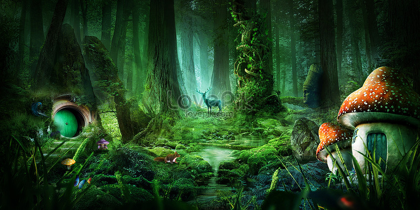 ファンタジーの森イメージ クリエイティブ Id Prf画像フォーマットpsd Jp Lovepik Com