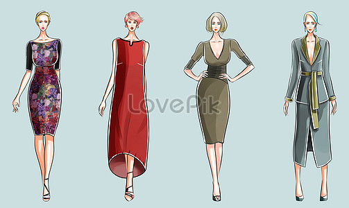 Art fashion background illustration image_picture free download ...