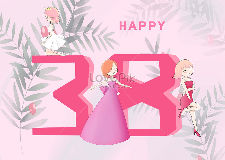 Happy girls day illustration image_picture free download 401000049