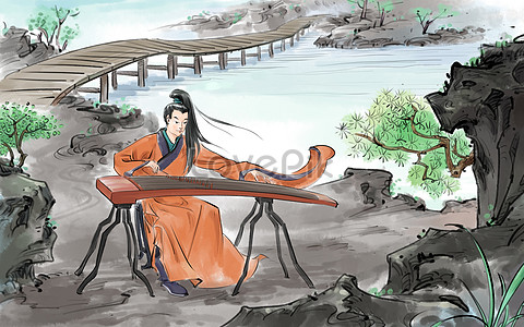 guzheng drawing