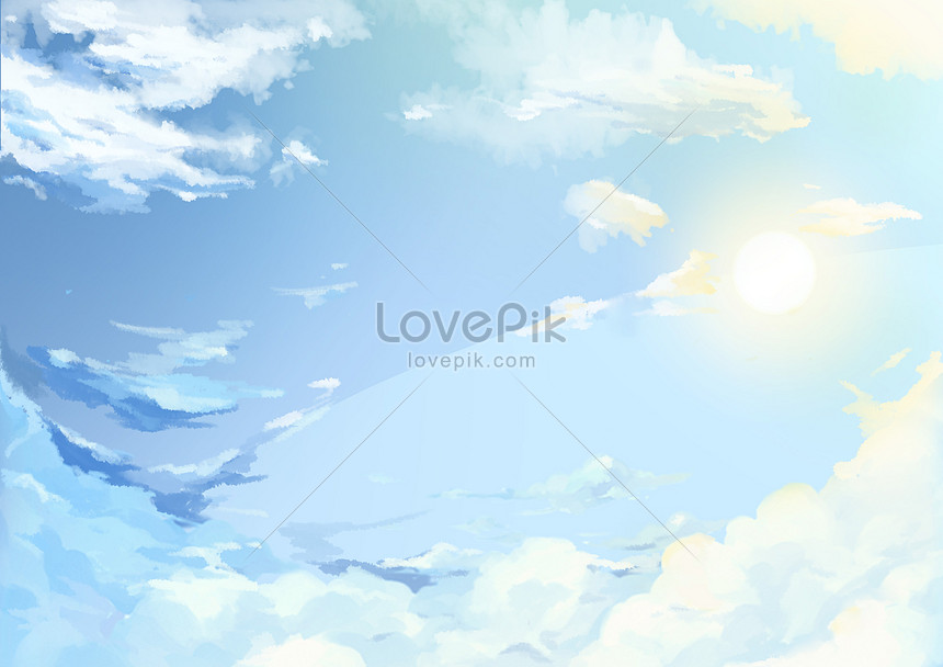 Aesthetic sky background creative image_picture free download  