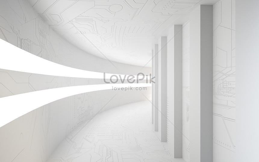 Science and technology tunnel space creative image_picture free ...
