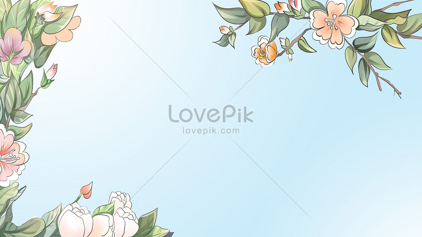 꽃 배경 배경 사진 및 창의적인 일러스트 무료 다운로드 - Lovepik