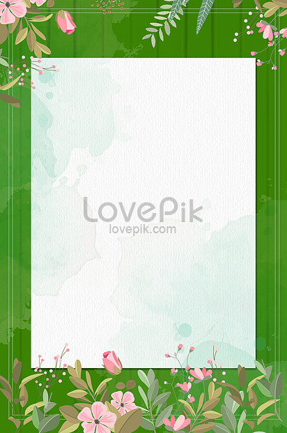 Green flower background creative image_picture free download  