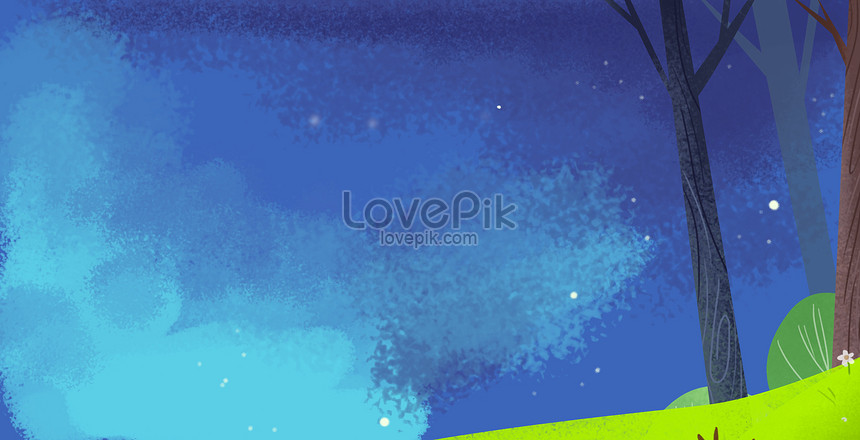 Night Forest Background Creative Image Picture Free Download Lovepik Com
