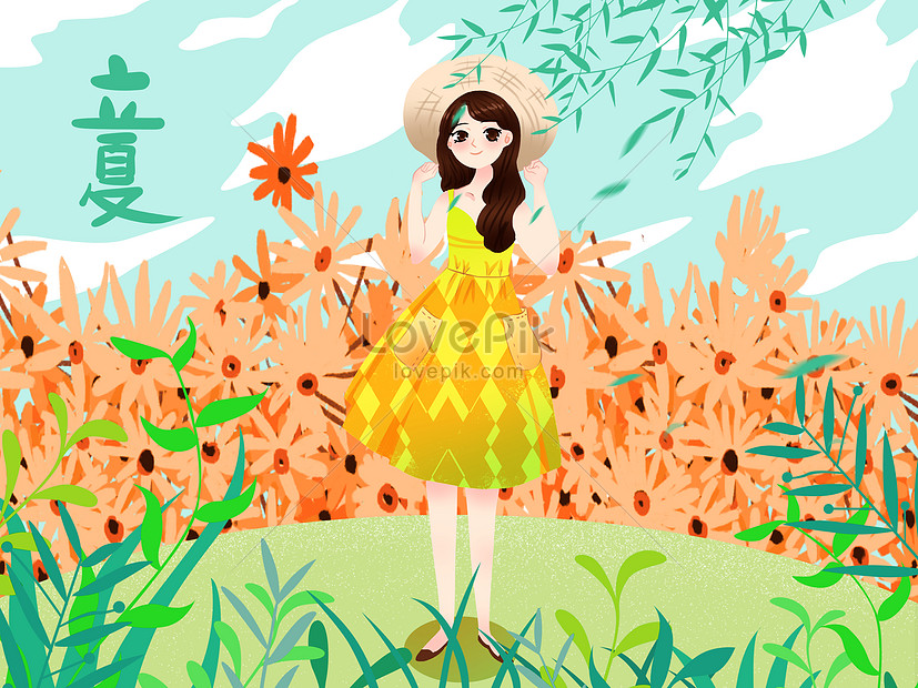 小さな新鮮なスタイル 太陽用語 夏のイラストイメージ 図 Id Prf画像フォーマットpsd Jp Lovepik Com