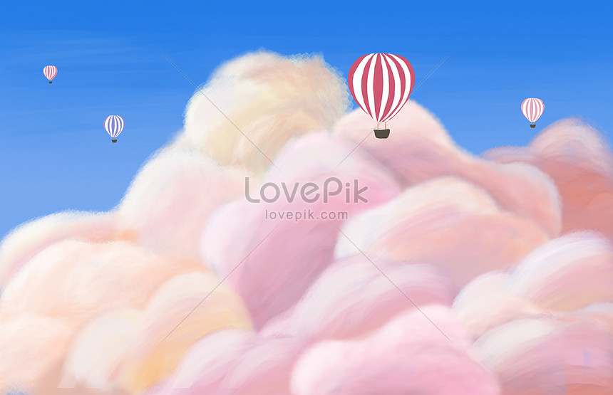 Colorful cloud illustration image_picture free download 401245112 ...