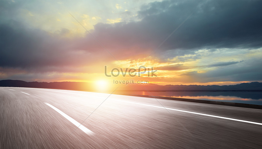 Creative road background creative image_picture free download  