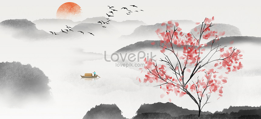 Natural painting jpg illustration image_picture free download 401402993 ...