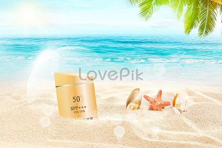 Sun protection background creative image_picture free download ...