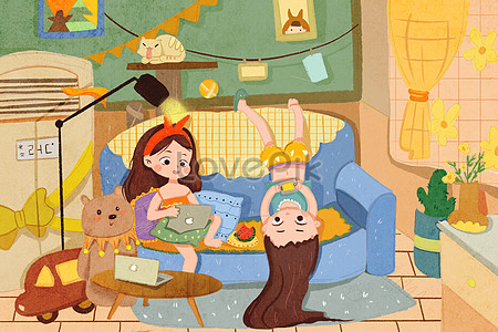 Summer house illustration image_picture free download 401421929_lovepik.com