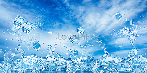 Blue Ice Background Images, HD Pictures For Free Vectors & PSD Download -  