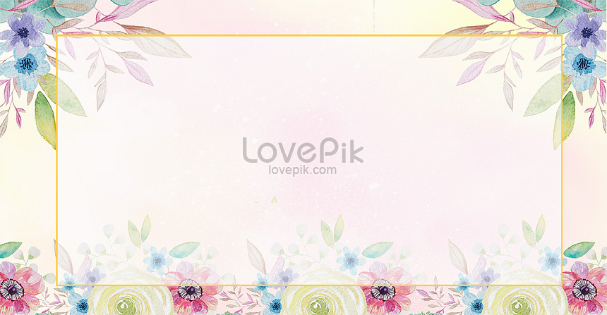 小清新花卉背景圖片素材 Psd圖片尺寸4000 80px 高清圖片 Zh Lovepik Com