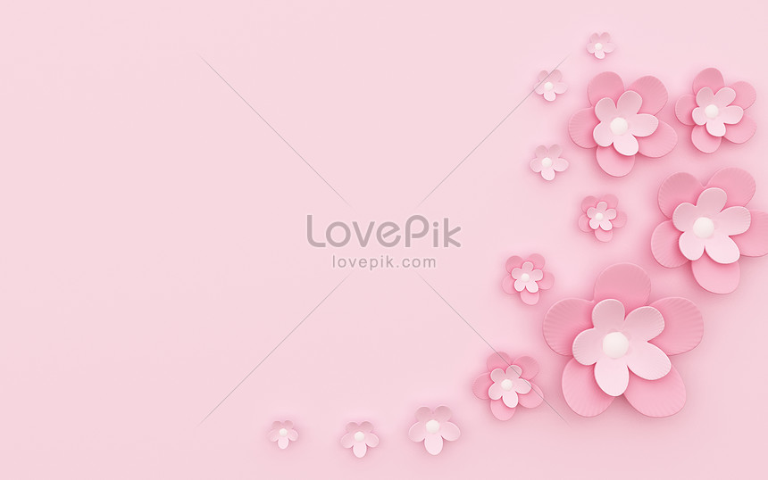 Pink Flower Background Backgrounds Image Picture Free Download Lovepik Com