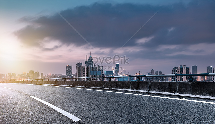 fondo de carretera de la ciudad