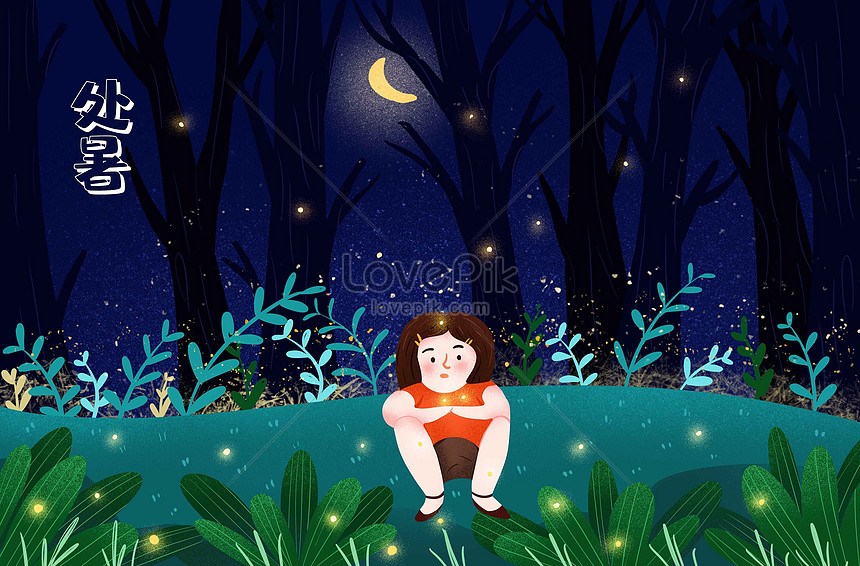 Summer Night Illustration Image Picture Free Download 401593919 Lovepik.com