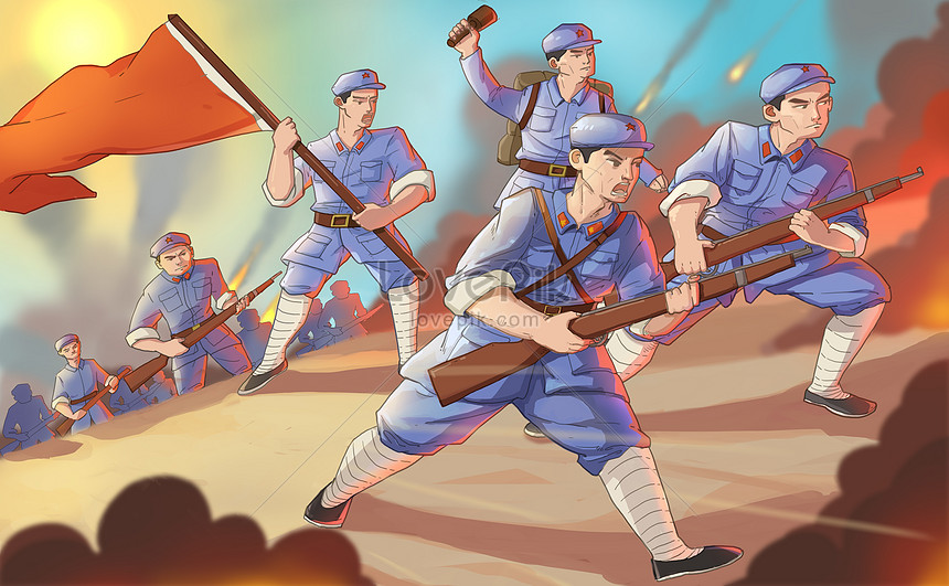 The eighth route army illustration image_picture free download ...