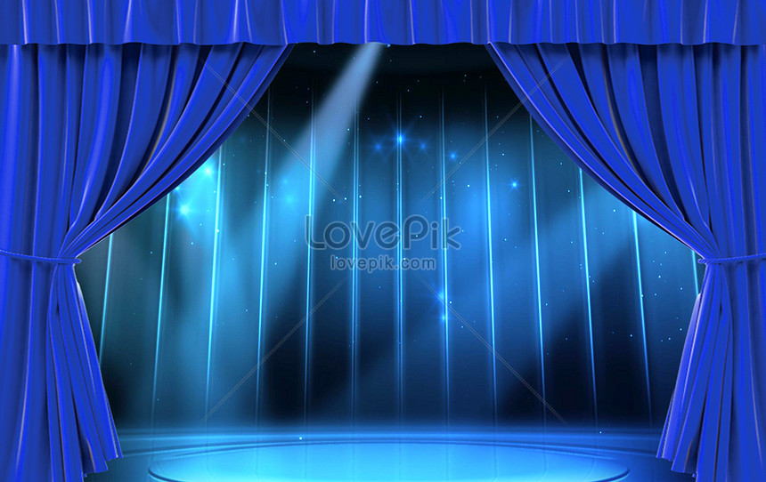 Hình Nền Rèm Sân Khấu, HD và Nền Cờ đẹp màu xanh, rèm, sân khấu để ...