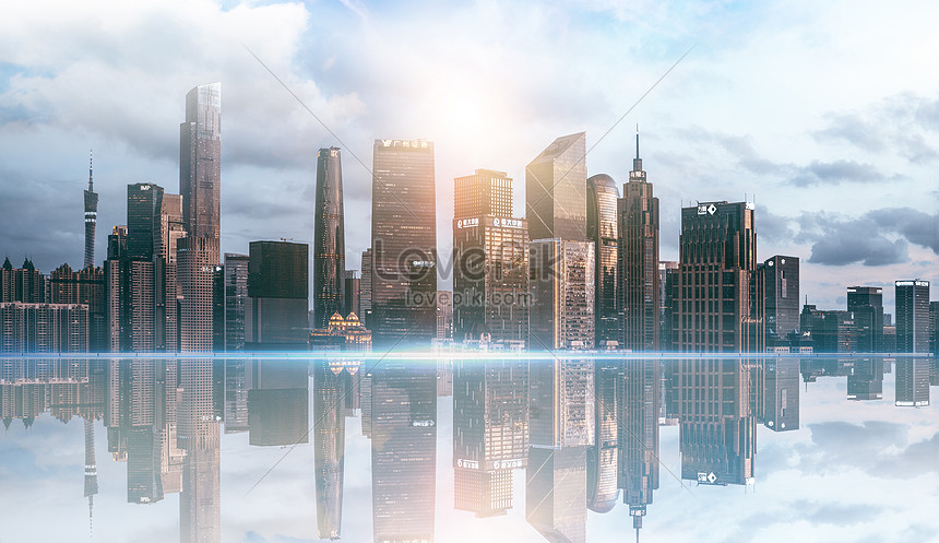 Skyline Background Download Free | Banner Background Image on Lovepik ...