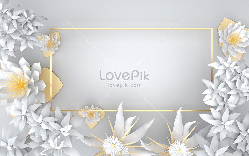 3d Hermosas Flores Tridimensionales | HD Creativo antecedentes imagen  descargar - Lovepik