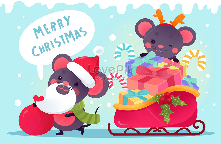 Download Cartoon Mouse Christmas Illustration Illustration Image Picture Free Download 401660654 Lovepik Com Yellowimages Mockups